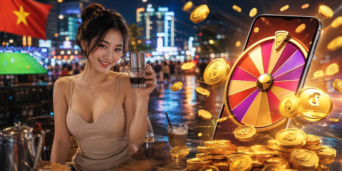 Người dùng tại TP. Hồ Chí Minh kiểm tra giao dịch tài chính trên điện thoại bên ly cà phê